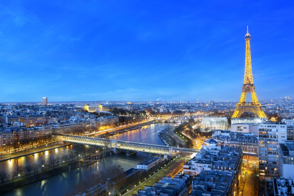The city of love and lights takes the second spot with over 18 million visitors yearly paris